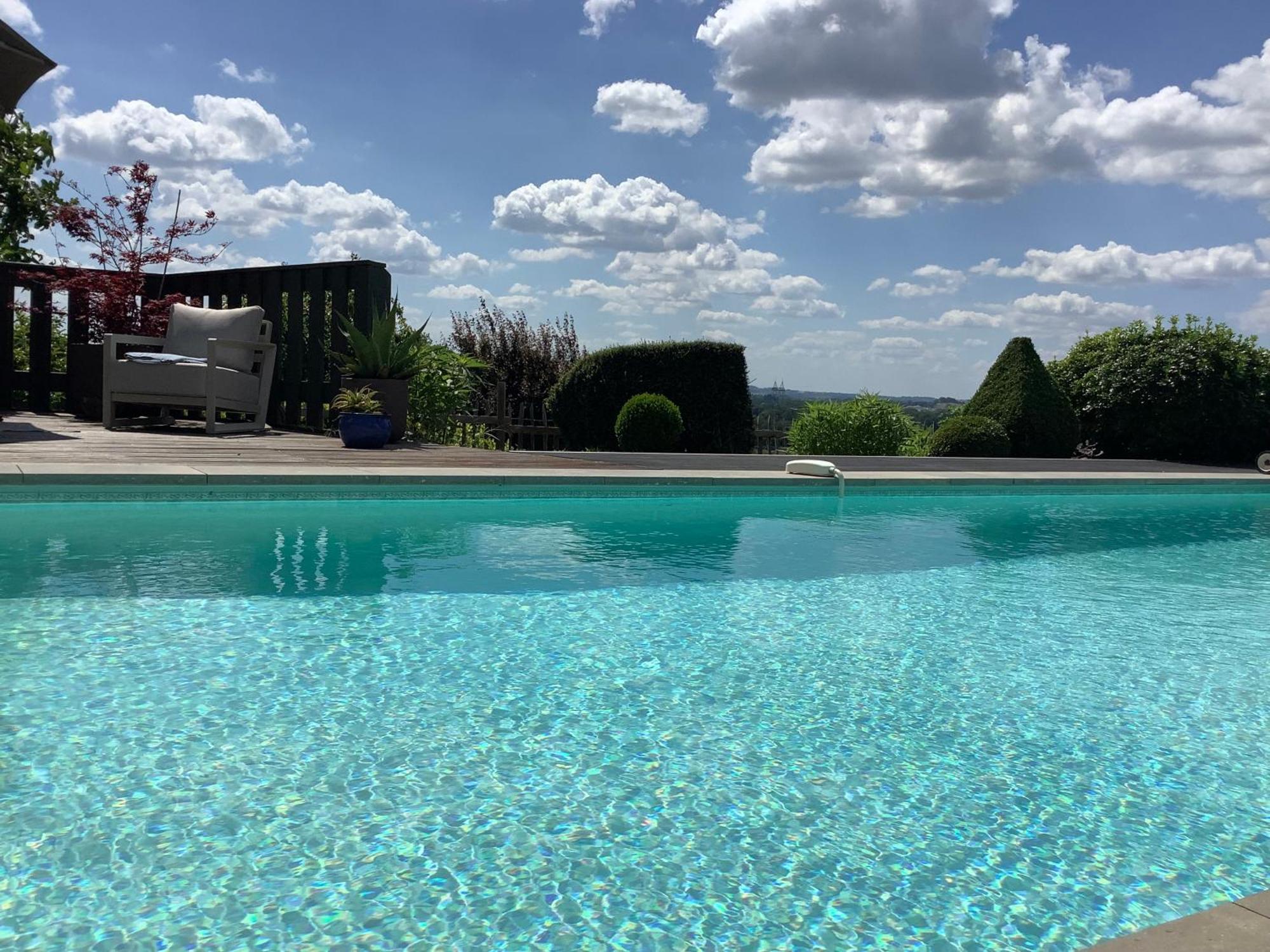 Bed and Breakfast La Ferme Buissonniere Bardou Exterior foto